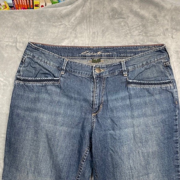 Eddie Bauer Blue Flare & Wide Leg Jeans - Picture 3 of 10